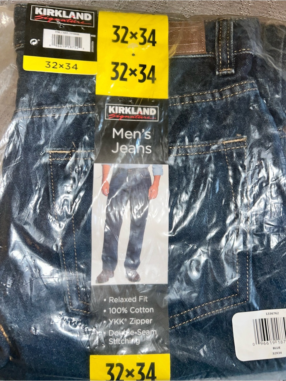 Kirkland Signature Men's Relaxed Jeans - Dark Blue
